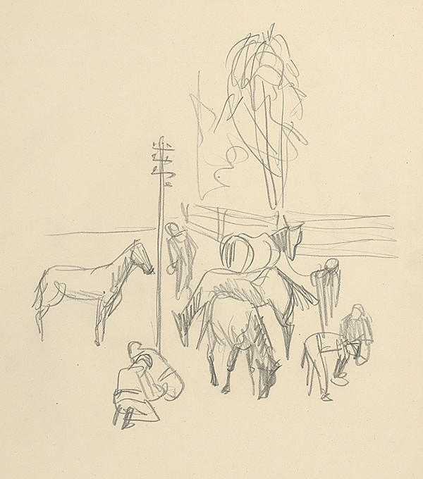 Jaroslav Vodrážka – Pastieri koní