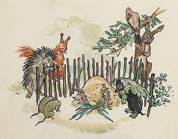 Jaroslav Vodrážka – Zvieratká pri hrobe 