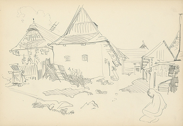 Jaroslav Vodrážka – Pred domami 