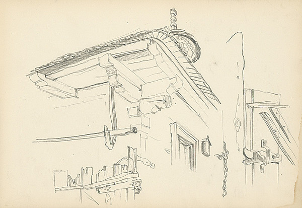 Jaroslav Vodrážka – Nárožie obytného domu z pohľadu 