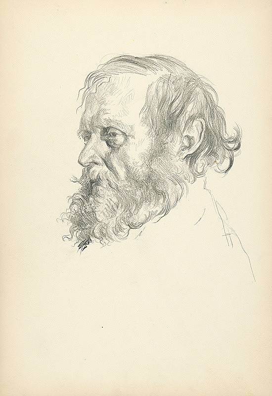 Jaroslav Vodrážka – Portrét muža s bradou