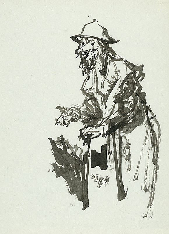 Jaroslav Vodrážka – Štúdia mužskej postavy 