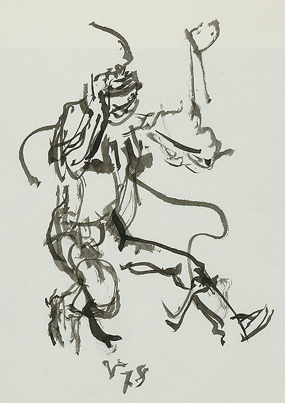 Jaroslav Vodrážka – Tanečník v ľudovom kroji I. 