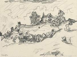 Viliam Chmel – Krajina z turčianskeho náčrtníka IV. 