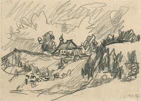 Viliam Chmel – Krajina z turčianskeho náčrtníka V. 