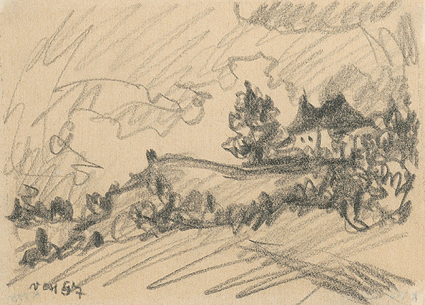 Viliam Chmel – Krajina z turčianskeho náčrtníka VI. 