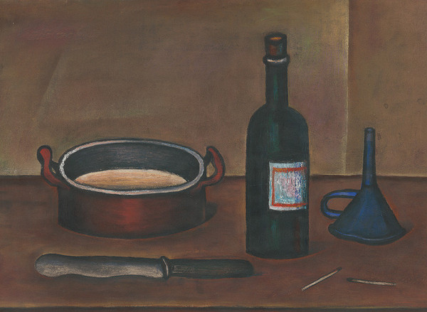Andrej Barčík – Kuchynské zátišie s lievikom 