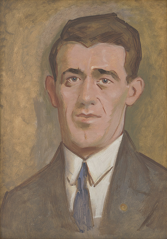 Milan Thomka Mitrovský – Muž s modrou kravatou II 