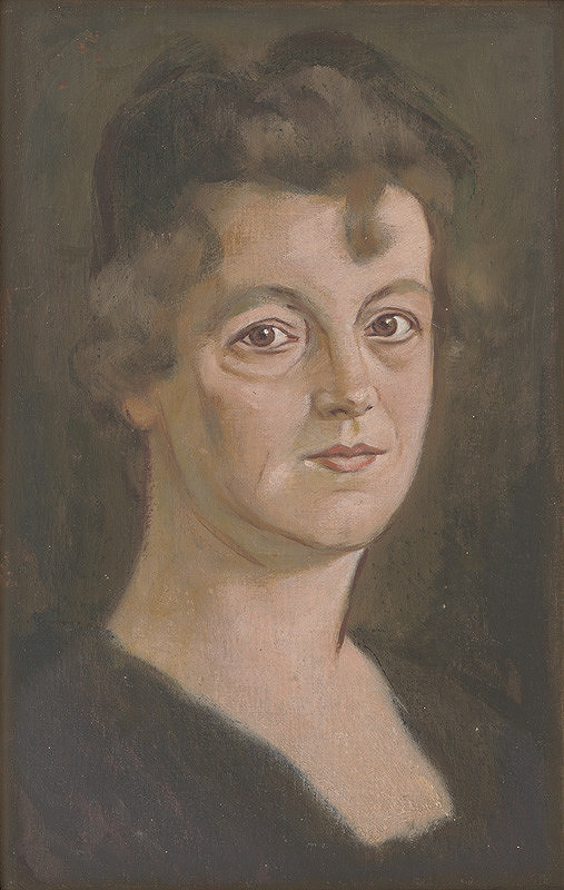 Milan Thomka Mitrovský – Mladá žena so štvorcovým výstrihom 