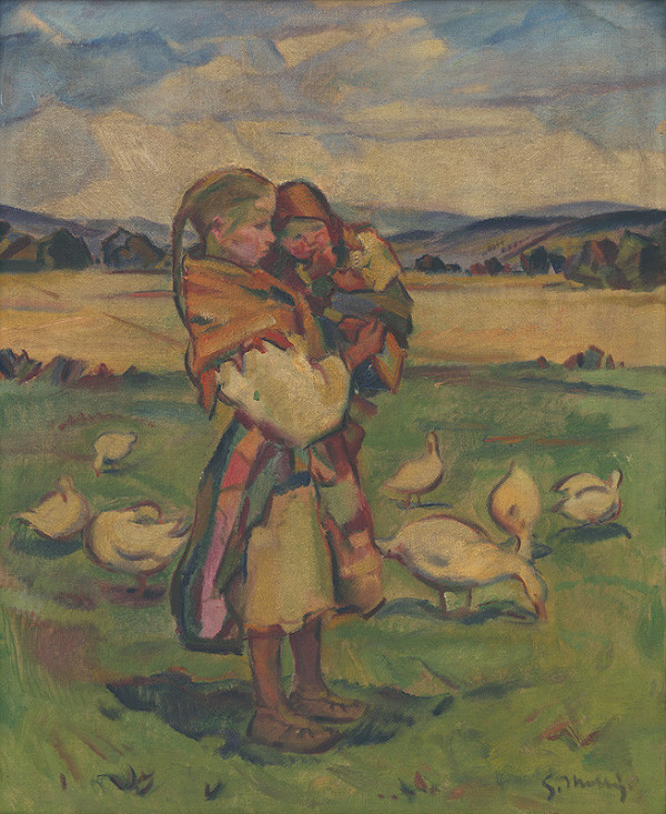 Gustáv Mallý – Pasáčka husí 