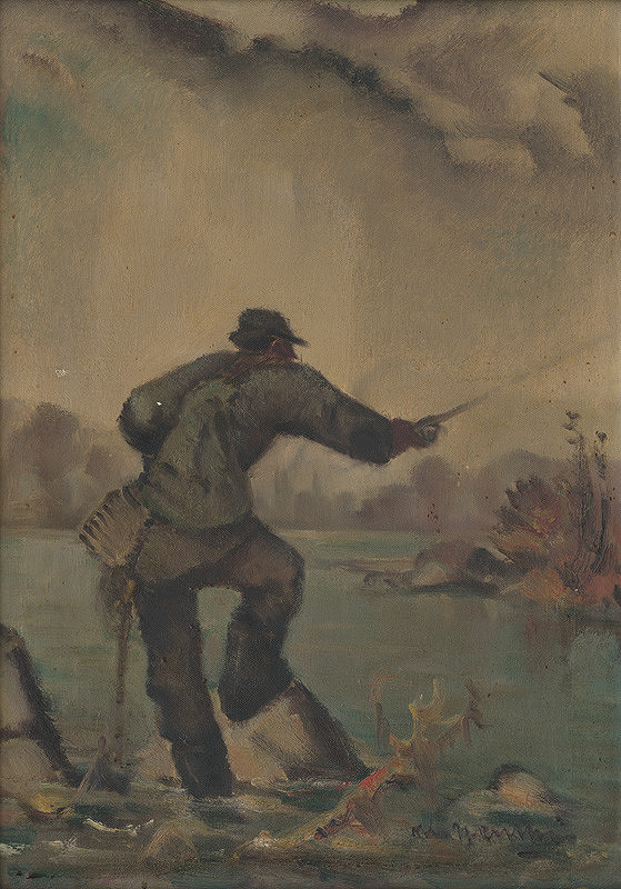 Martin Benka – Rybár - Liptov 