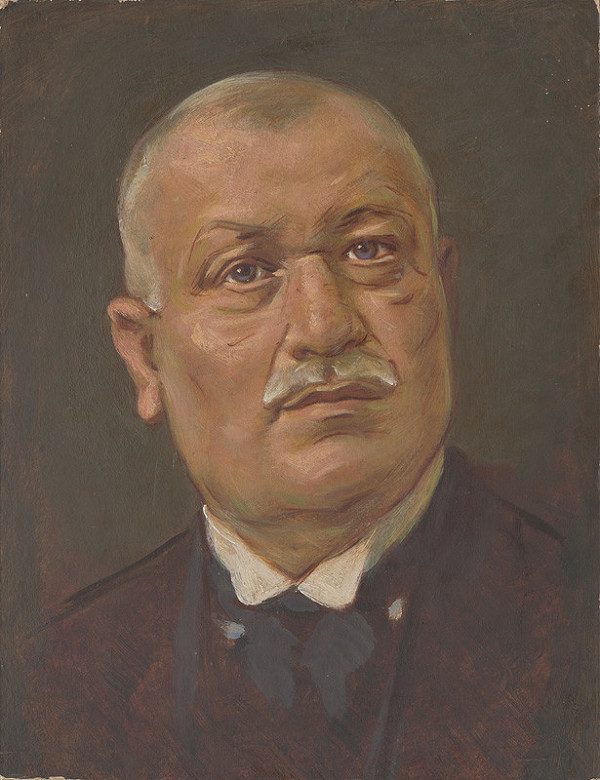 Milan Thomka Mitrovský – Portrét kníhkupca Gašparíka 