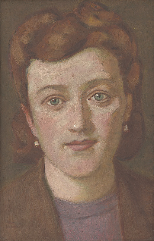 Milan Thomka Mitrovský – Portrét zelenookej ženy 