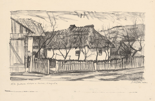 Štefan Hapák – Groškova chalupa v Kurime