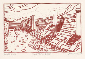 Ján Šimo-Svrček – Strechy Medze v Spišskej Novej Vsi 