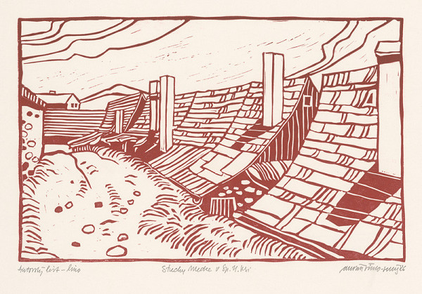 Ján Šimo-Svrček – Strechy Medze v Spišskej Novej Vsi