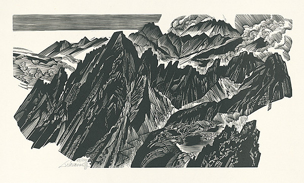 Jaroslav Lukavský – Z Lomnického hrebeňa 