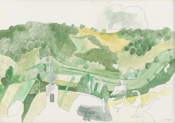 Vladimír Popovič – Kresba krajiny 