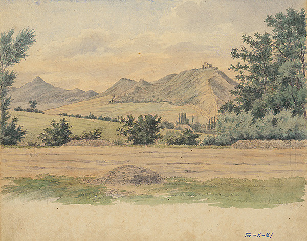 Slovenský kresliar z 3. štvrtiny 19. storočia – Kapušiansky hrad 