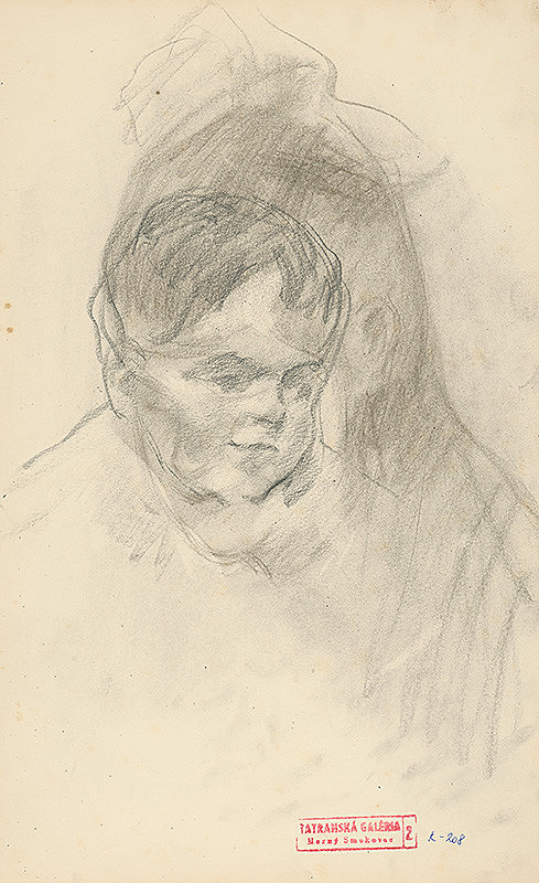 Andor Borúth – Škica k detskému portrétu