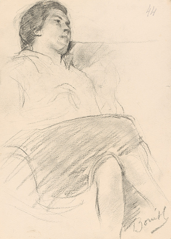 Andor Borúth – Sediaca ženská postava 