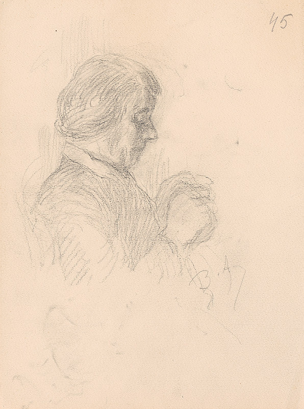 Andor Borúth – Žena pri ručnej práci 