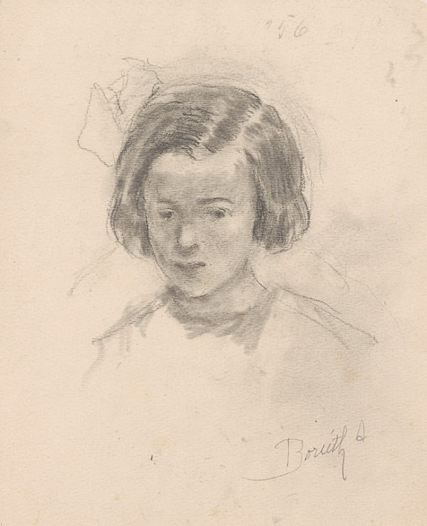 Andor Borúth – Dievča s mašľou 