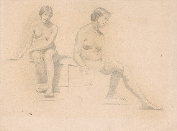 Ferdinand Katona – Dve štúdie sediaceho ženského aktu 