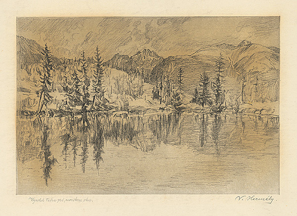 Viktor Hermély – Pohľad na Vysokú 