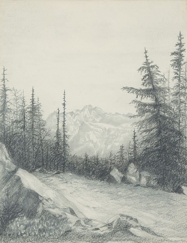 Josef Pošva – Pohľad na Vysokú