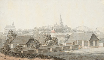 Václav Merklas – Pohľad na Levoču 