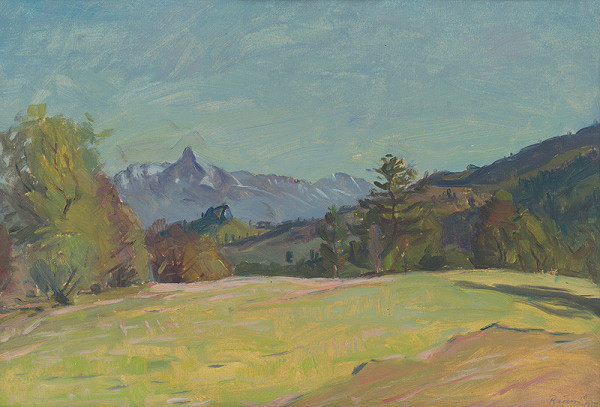 Ernest Rákosi – Pohľad na Kriváň z Liptova 