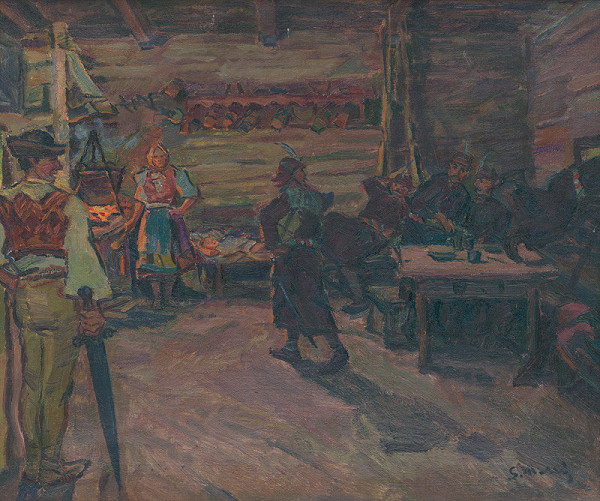 Gustáv Mallý – Hajdúsi v krčme 