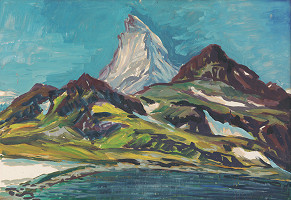 Ludmila Hynková – Matterhorn od Schwarzsee 