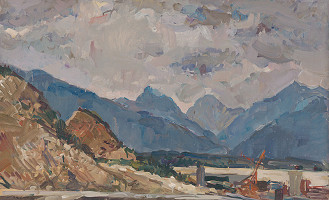 Július Balogh – Stavba diaľnice pri Liptovskom Jáne II. 