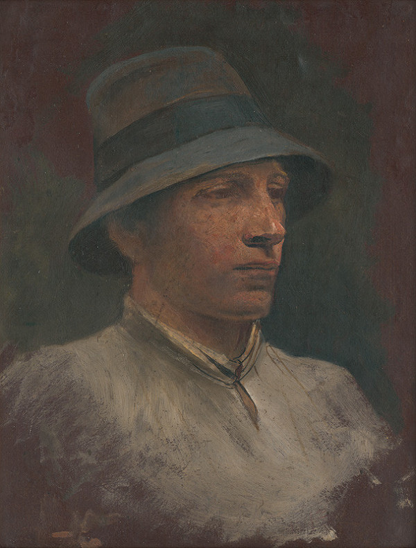 Ladislav Mednyánszky – Portrét mládenca 