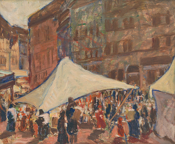 Jozef Kollár – Trh v Banskej Štiavnici 