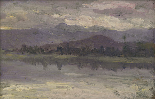 Andor Borúth – Krajinka s jazerom