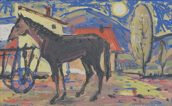 Michal Trembáč – Dvor s koňom