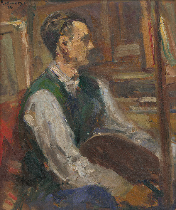 Juraj Collinásy – Autoportrét (V ateliéri)