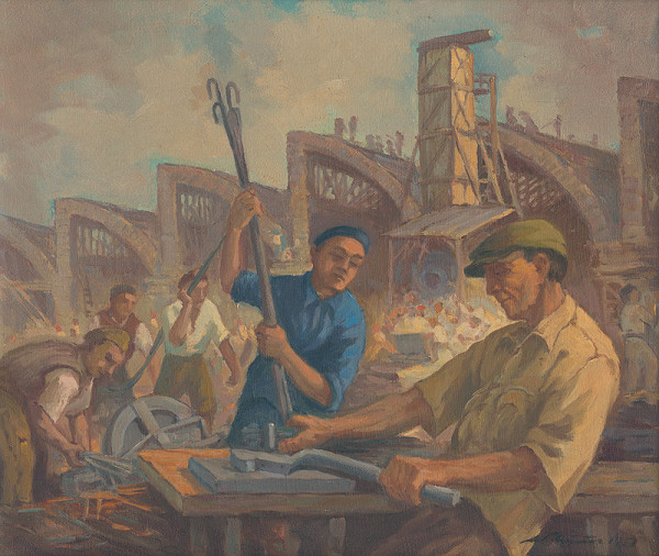 Ľudovít Križan – Stavba textilky II. 