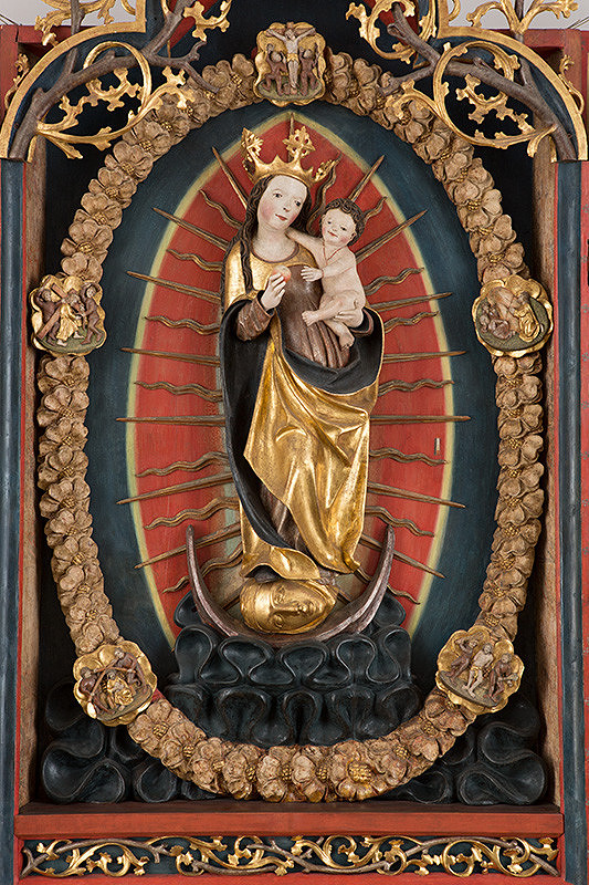 Neznáma dielňa – Oltár Ružencovej Panny Márie