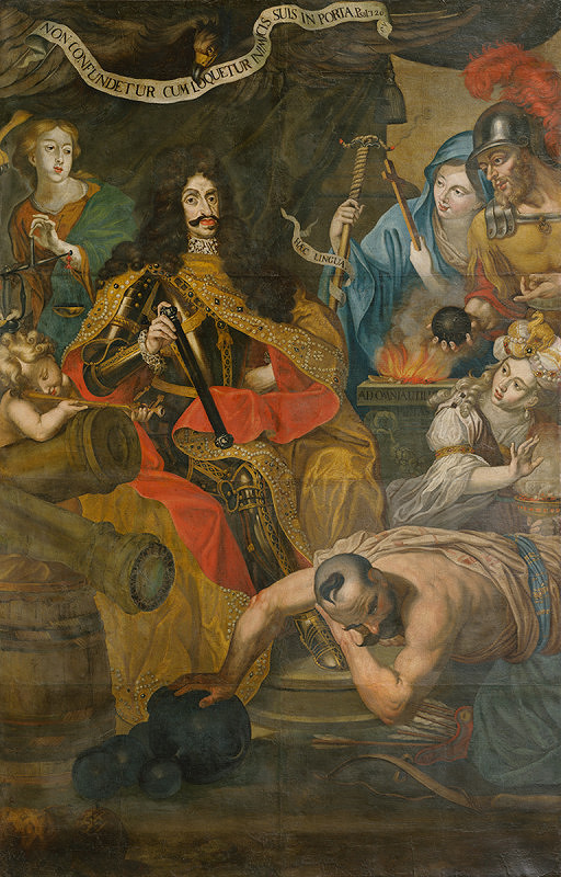 Georg Andreas Wolfgang (st.) – Alegória víťazstva Leopolda I. nad Osmanmi 