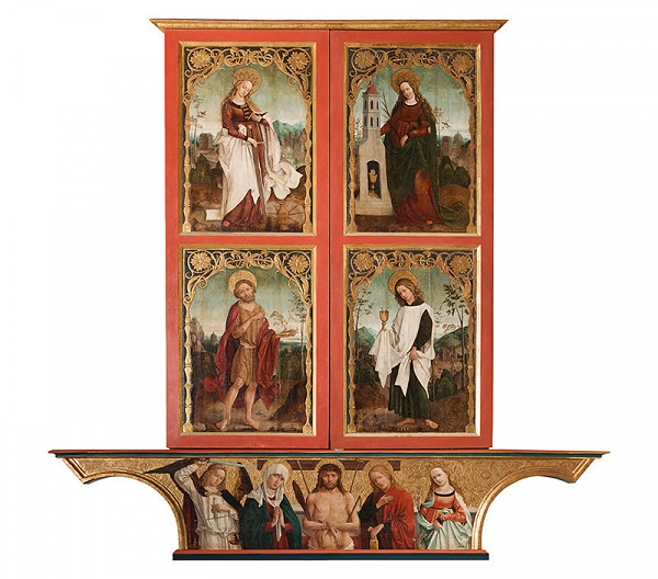 Majster z Okoličného, Košická dielňa – Oltár Navštívenia Panny Márie v Košiciach - pôstna strana