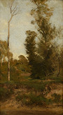 Vojtěch Hynais – Krajina z okolí Paříže 