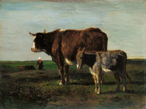Constant Troyon – Kráva s oslem