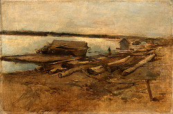 Lajos Deák-Ébner – Riečna krajina 