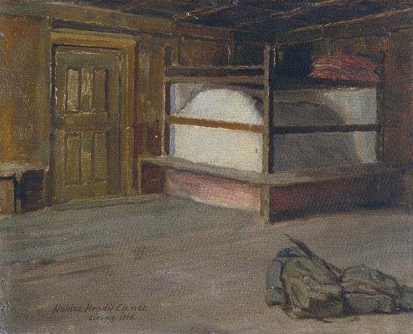 Elemír Halász-Hradil – Vojenská nocľaháreň v Liesingu 