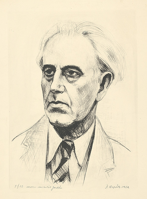 Štefan Hapák – Portrét M. Jordána