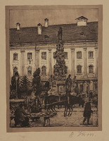 Eugen Krón – Mariánske súsošie (socha Trojice) 